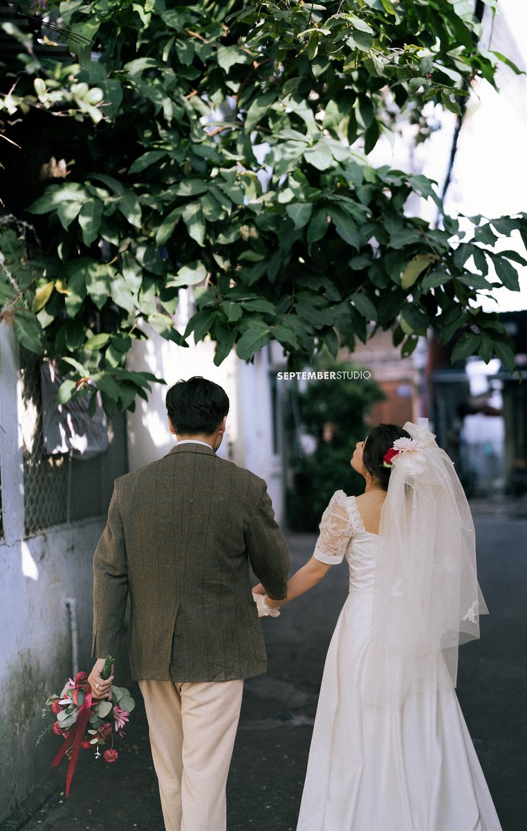 ảnh cưới phong cách vintage retro Sài Gòn - September Studio